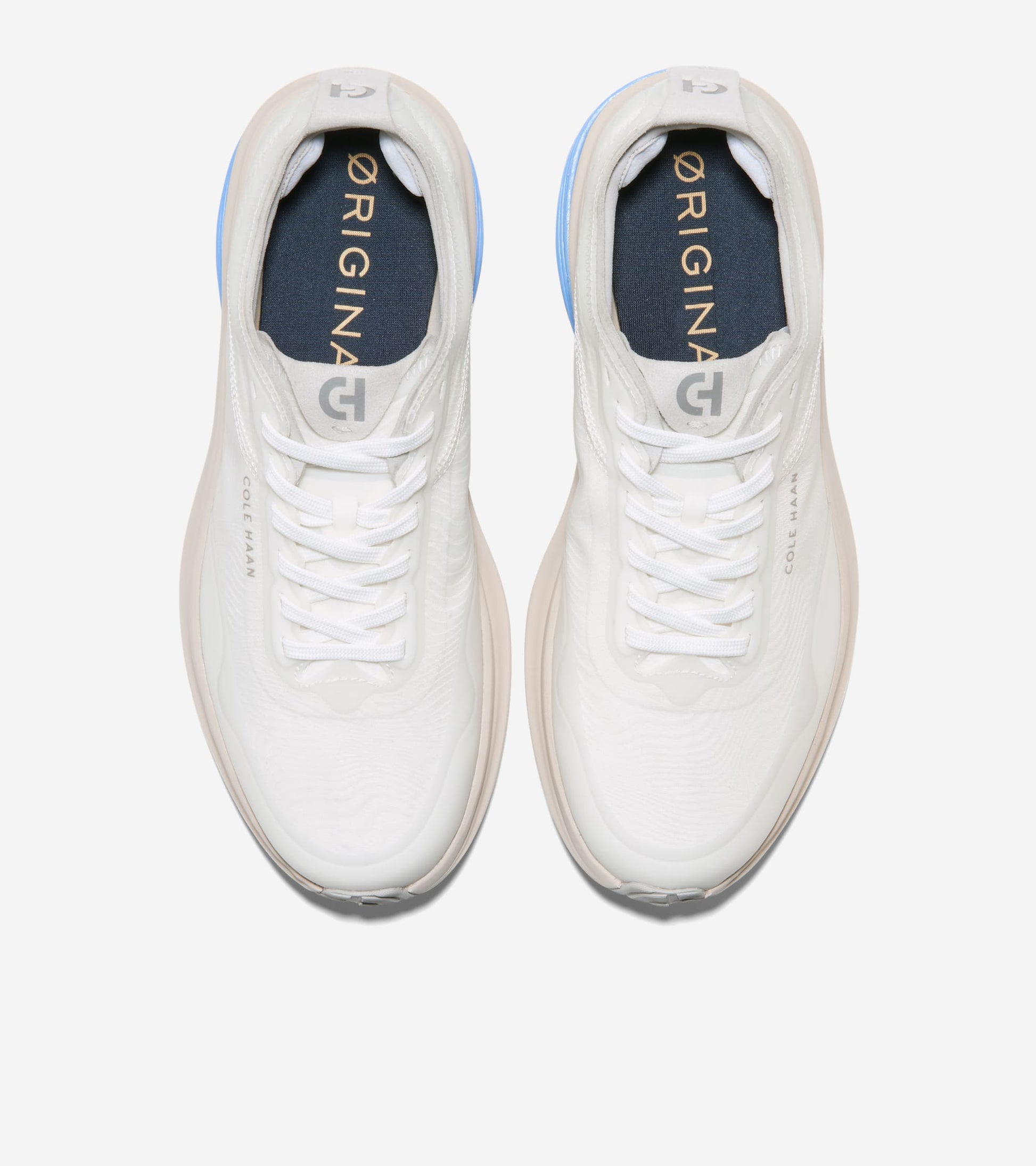 Men's ØriginalGrand SkyWeave™ Everarc Running Sneakers-White-Microchip-Pumice Stone