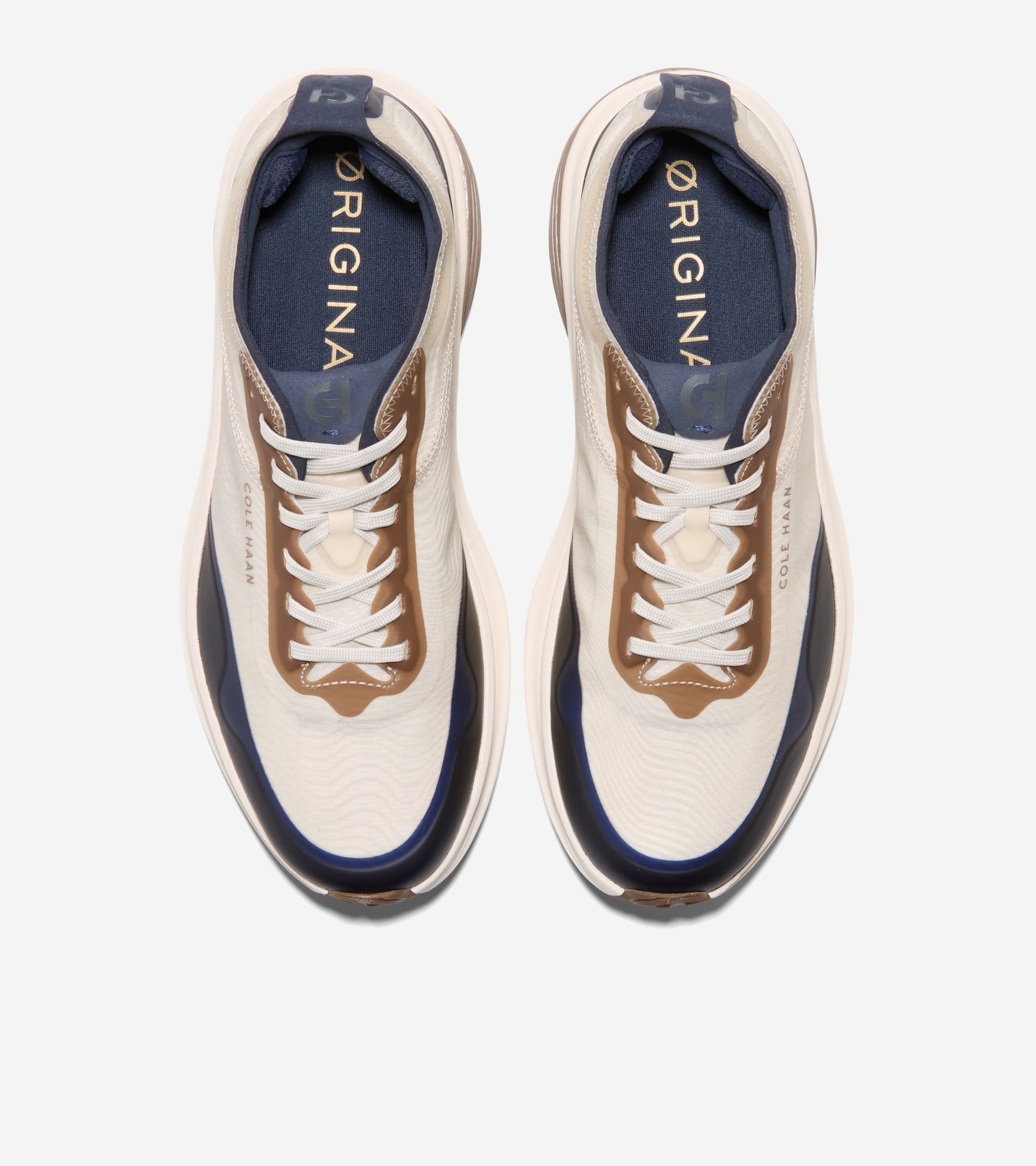 Men's ØriginalGrand SkyWeave™ Everarc Running Sneakers-Birch-Navy Blazer-Ivory