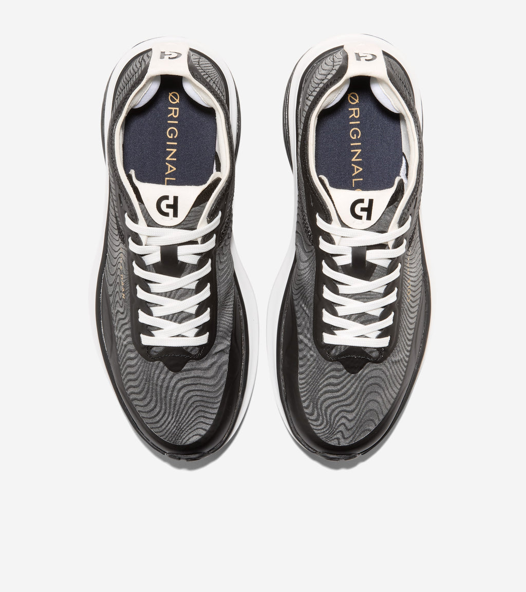 Women's ØriginalGrand SkyWeave™ Everarc Running Sneakers-Black-White