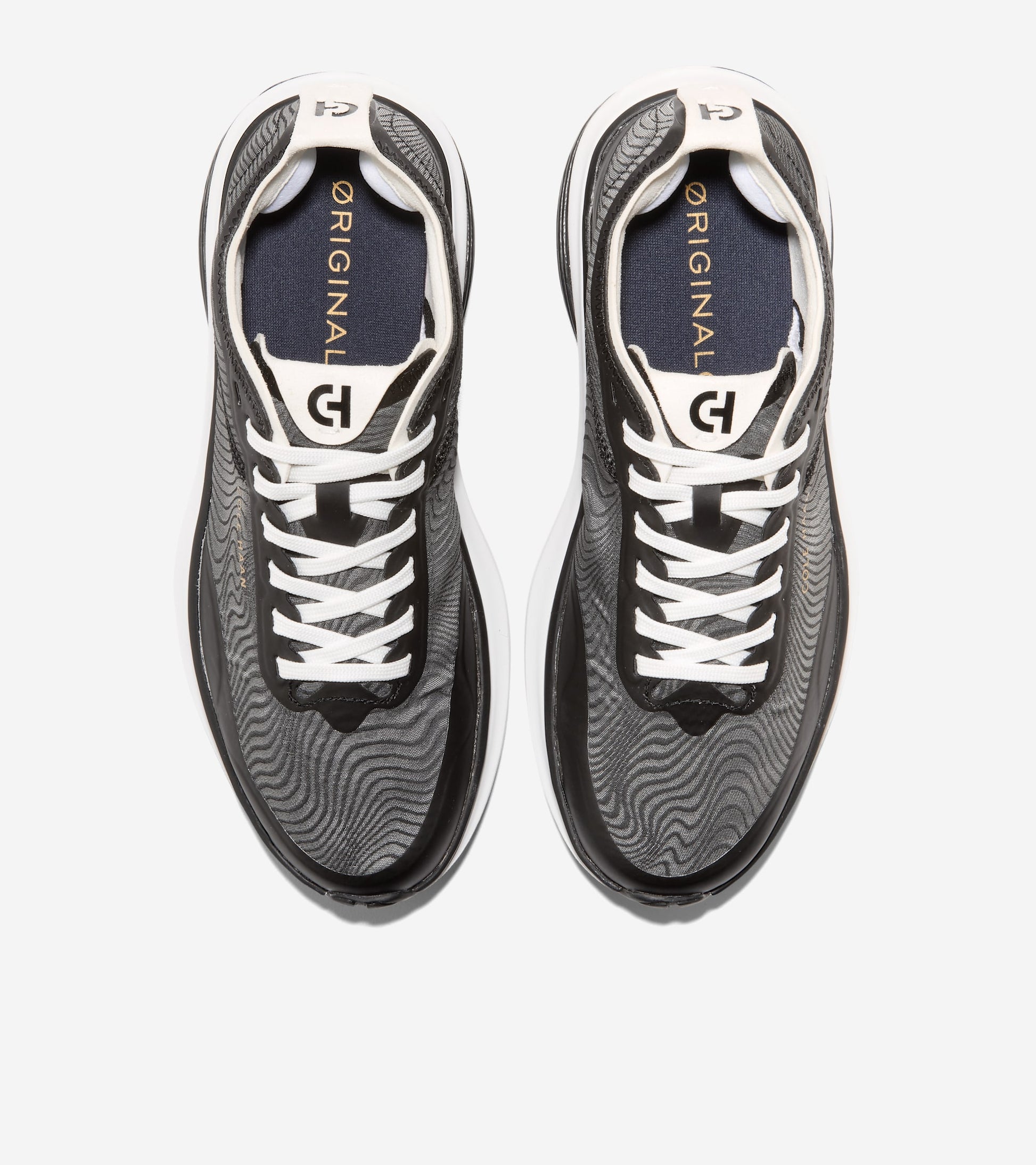 Women's ØriginalGrand SkyWeave™ Everarc Running Sneakers-Black-White