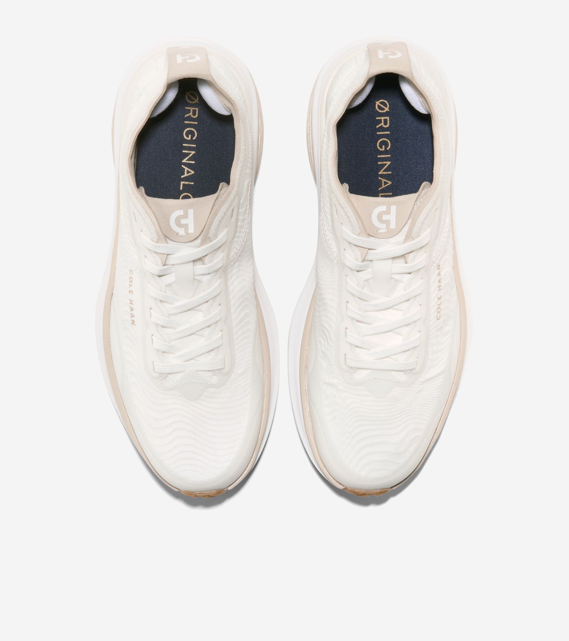 Women's ØriginalGrand SkyWeave™ Everarc Running Sneakers-White-Ivory-Ancient Scroll