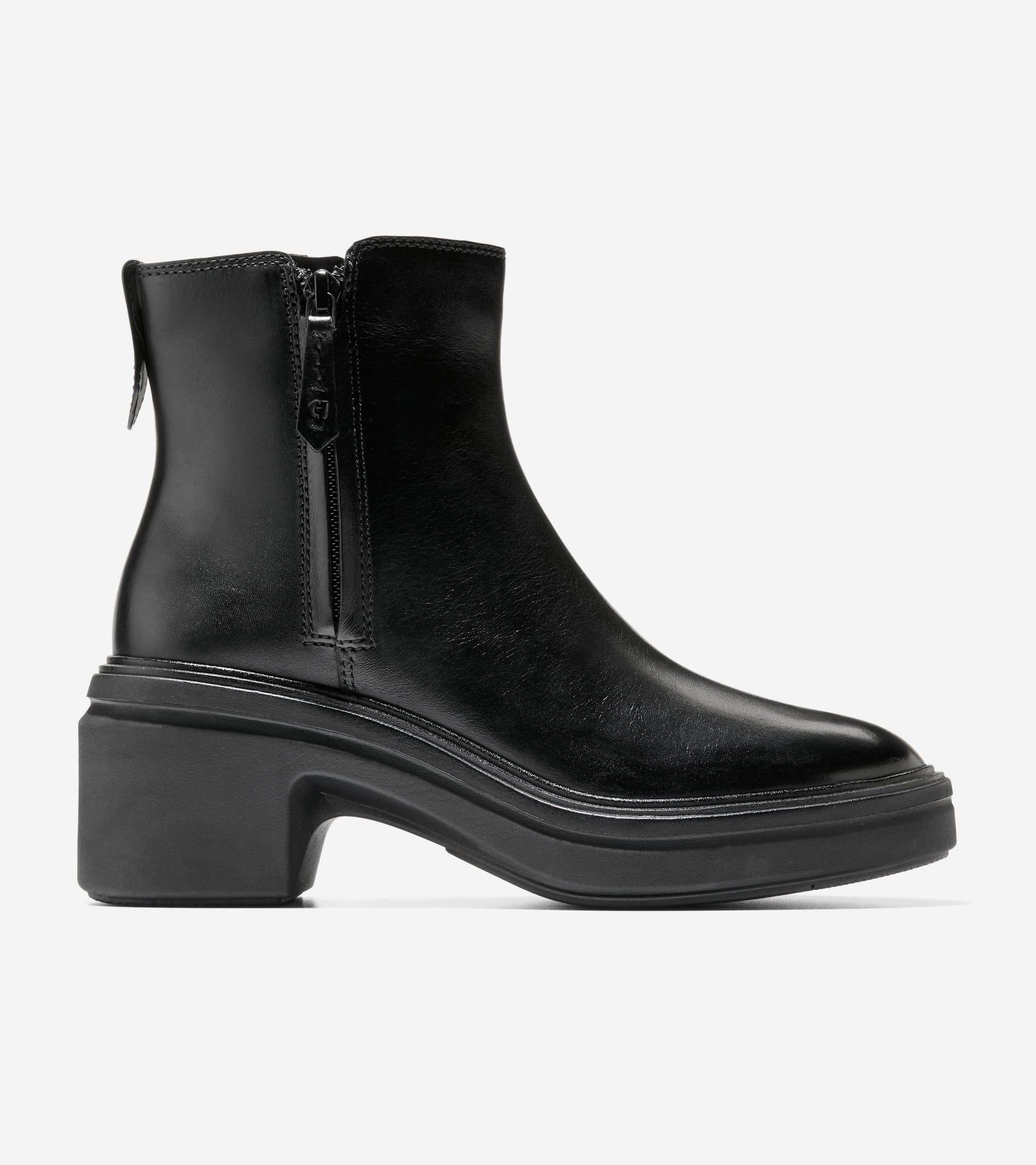 Women's ØriginalGrand Heel Zip Boots-Black