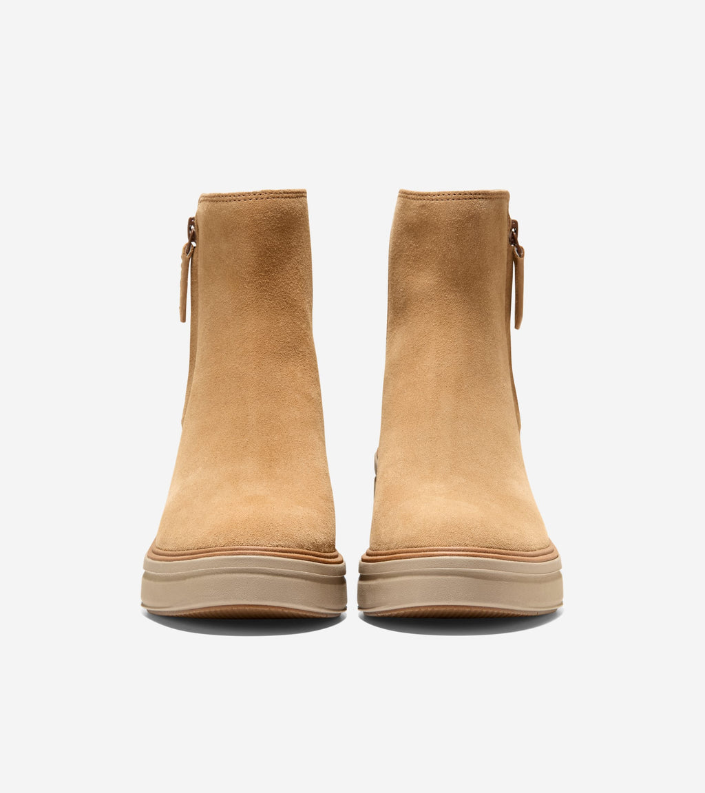 Women's ØriginalGrand Heel Zip Boots-Golden Honey