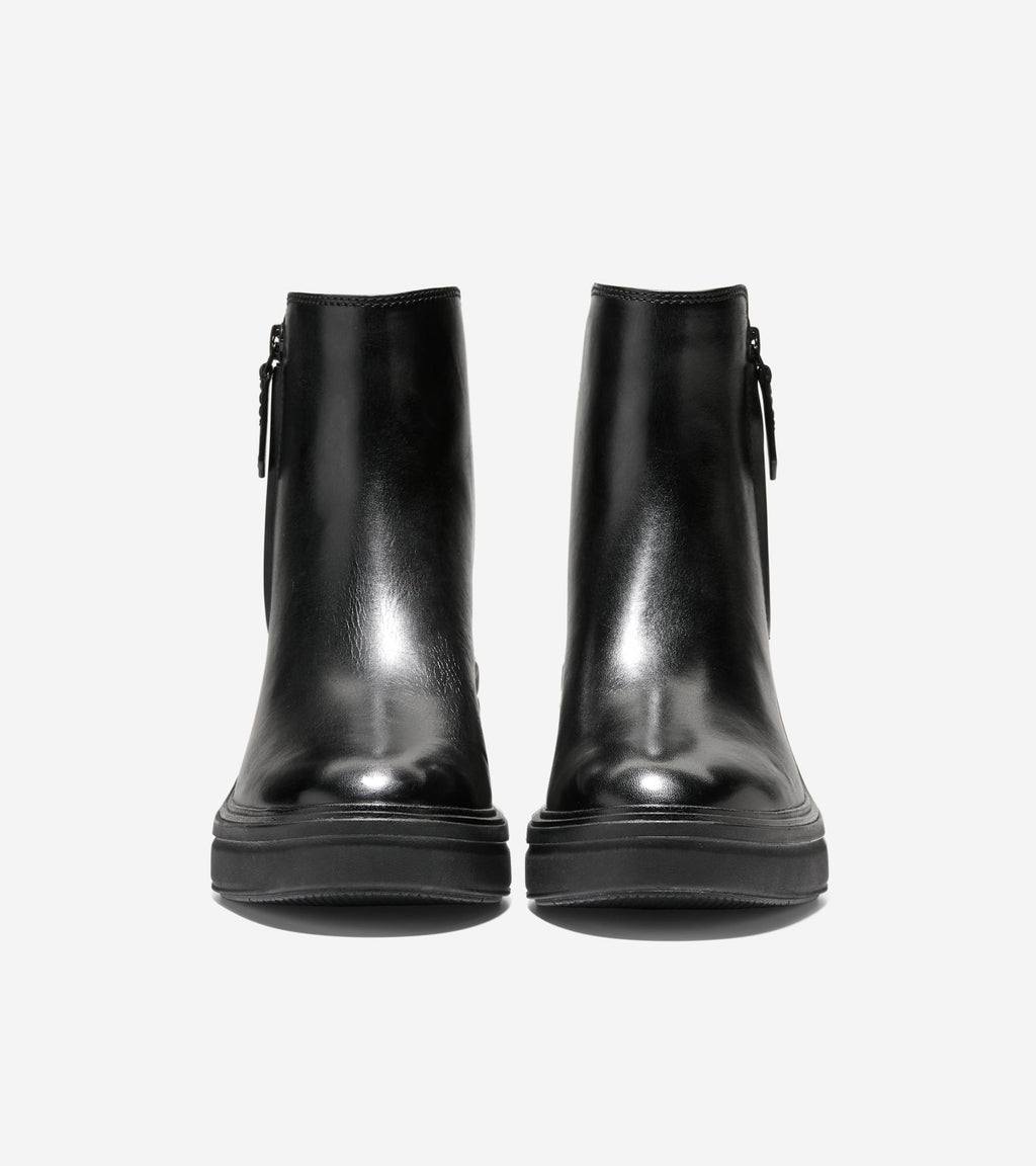 Women's ØriginalGrand Heel Zip Boots-Black