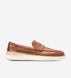 Men's ØriginalGrand Horizon Penny Loafers-British Tan-Natural-Ivory