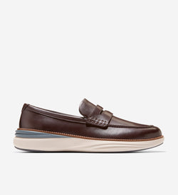 Men's ØriginalGrand Horizon Penny Loafers-Dark Chocolate-Natural