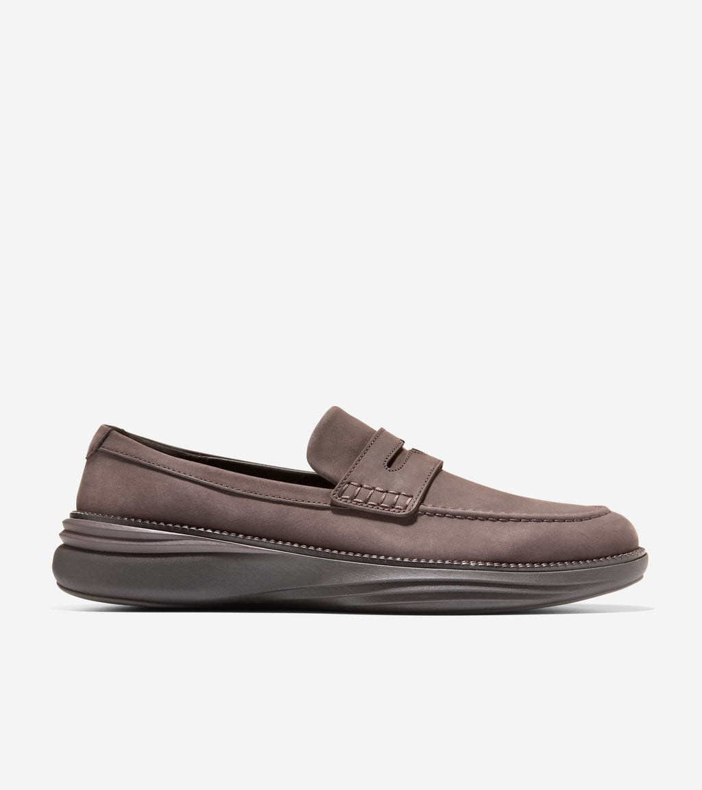 Men's ØriginalGrand Horizon Penny Loafers-Truffle-Dark Chocolate-Ivory