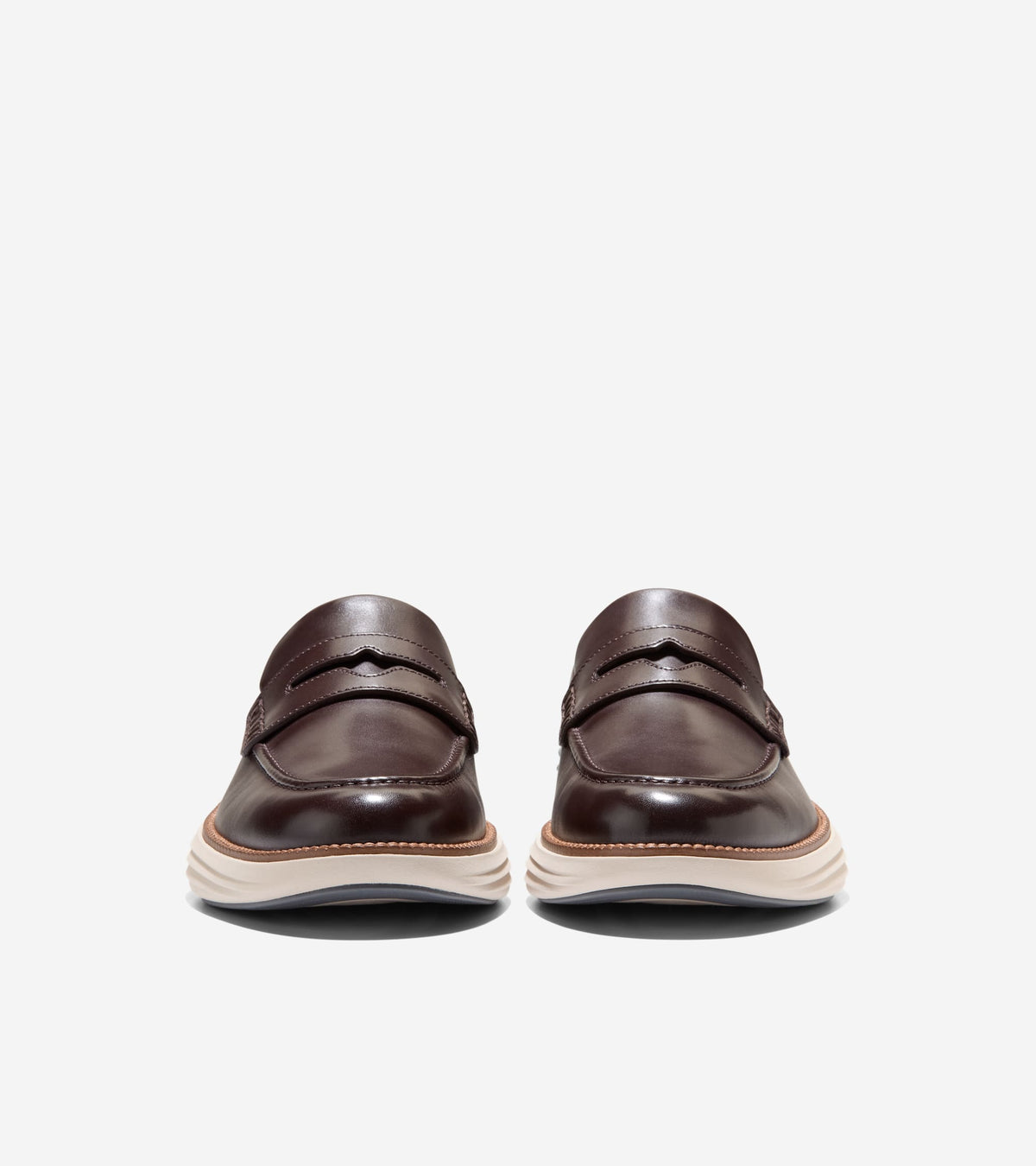 Men's ØriginalGrand Horizon Penny Loafers-Dark Chocolate-Natural