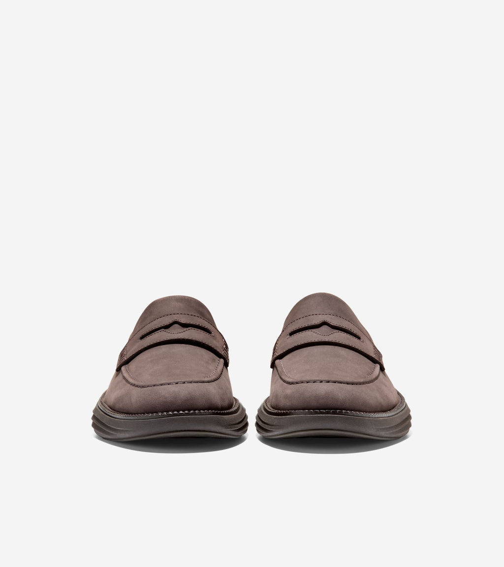 Men's ØriginalGrand Horizon Penny Loafers-Truffle-Dark Chocolate-Ivory