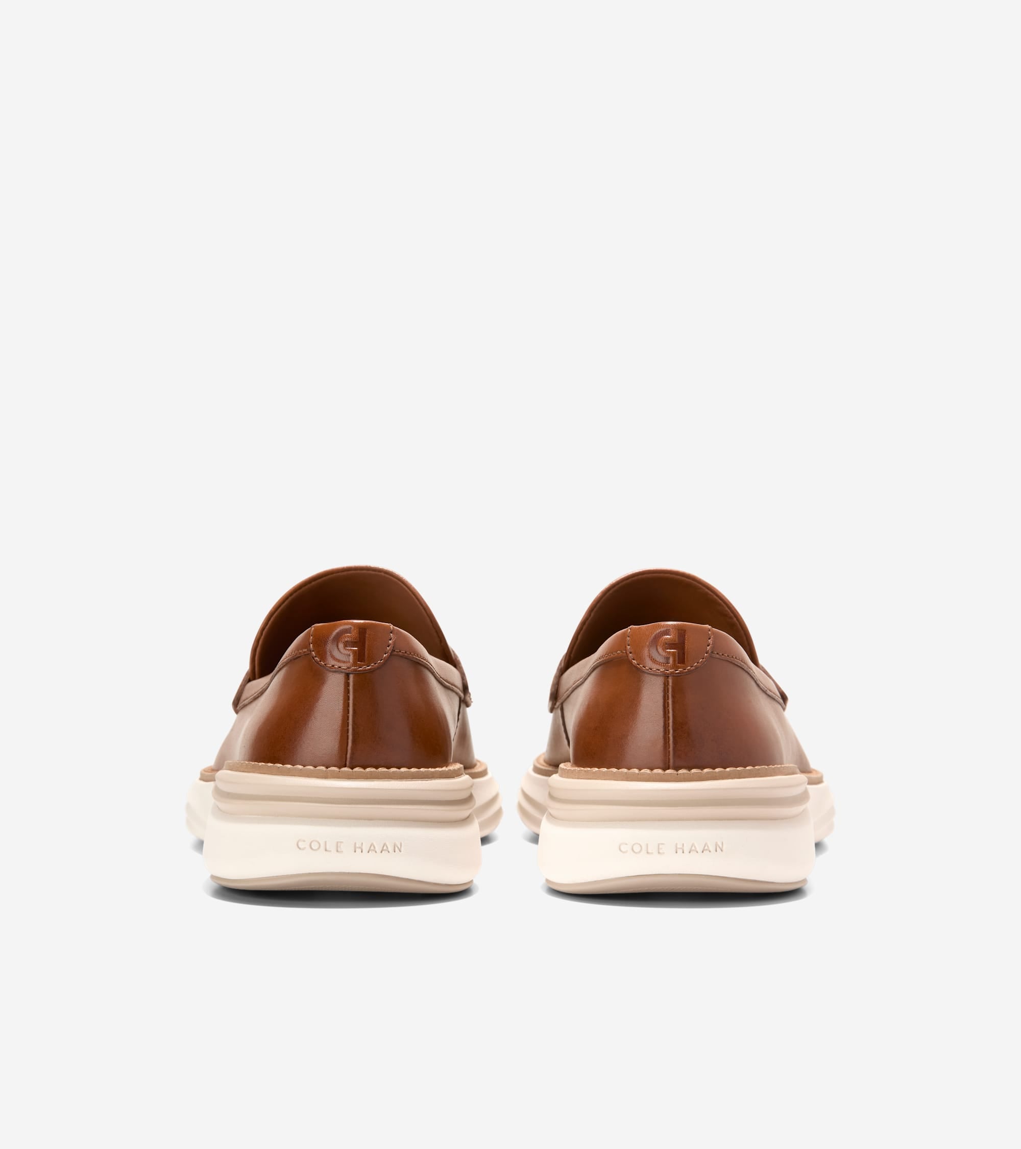 COLE HAAN ブラウン モカシン Vintage Cole Haan Womens Flats Brown Leather Loafers Tassel Front