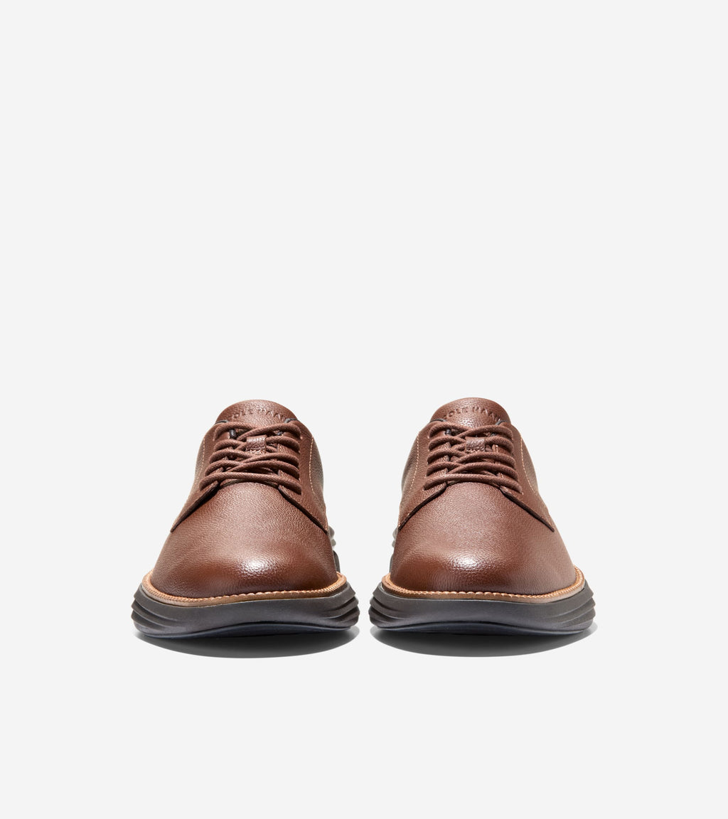 Men's ØriginalGrand Horizon Plain Toe Oxfords-Woodbury-Dark Natural-Java