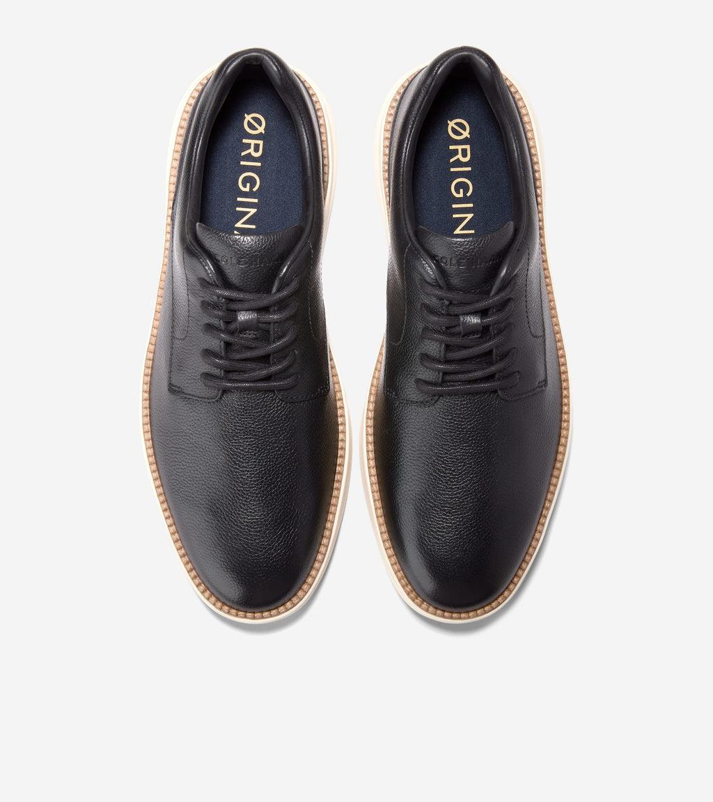 Men's ØriginalGrand Horizon Plain Toe Oxfords-Black-Natural-Ivory