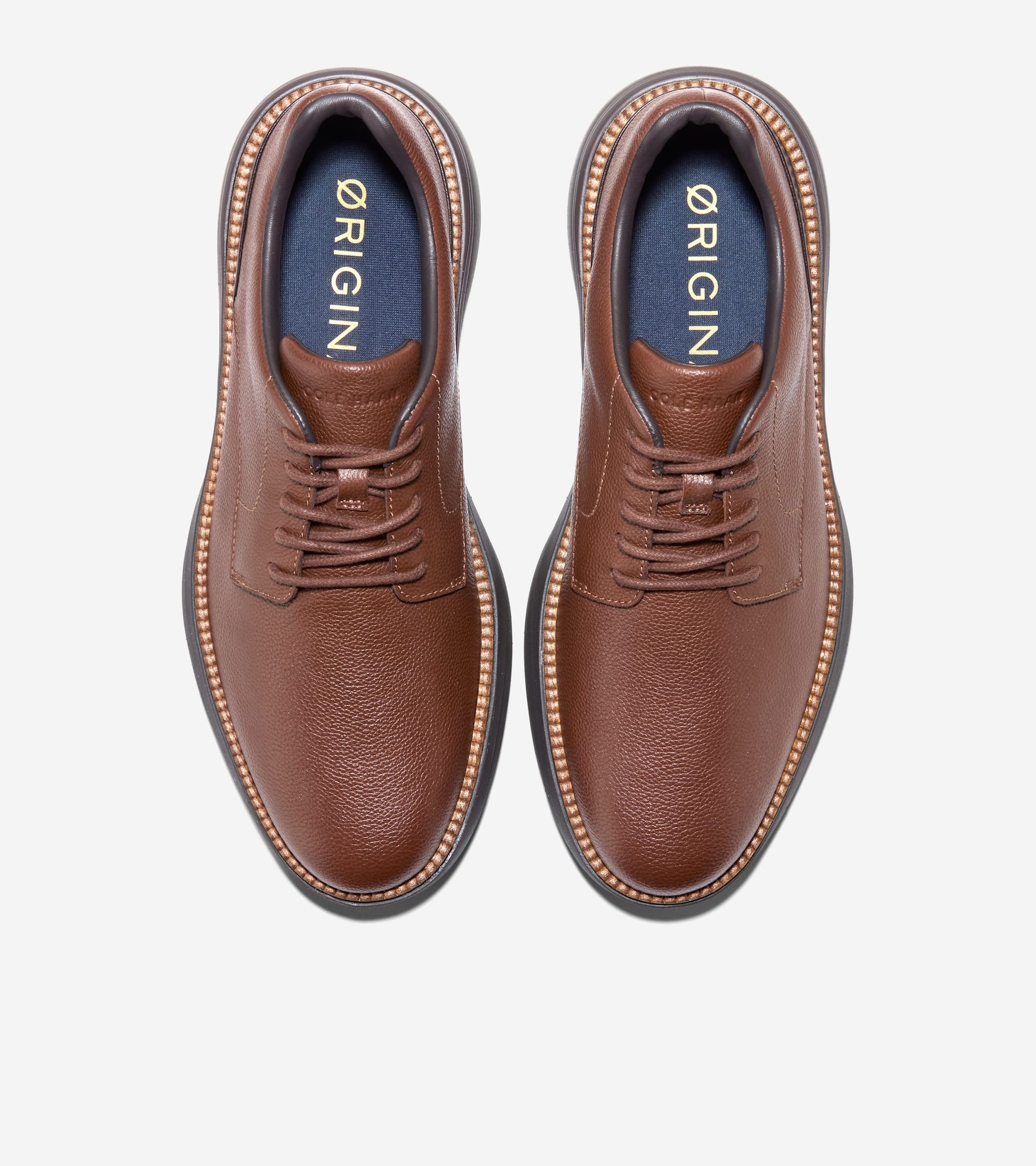 Men's ØriginalGrand Horizon Plain Toe Oxfords-Woodbury-Dark Natural-Java