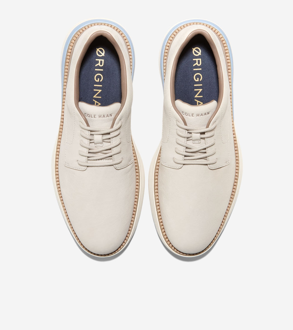 Men's ØriginalGrand Horizon Plain Toe Oxfords-Pumice Stone-Blue Blizzard