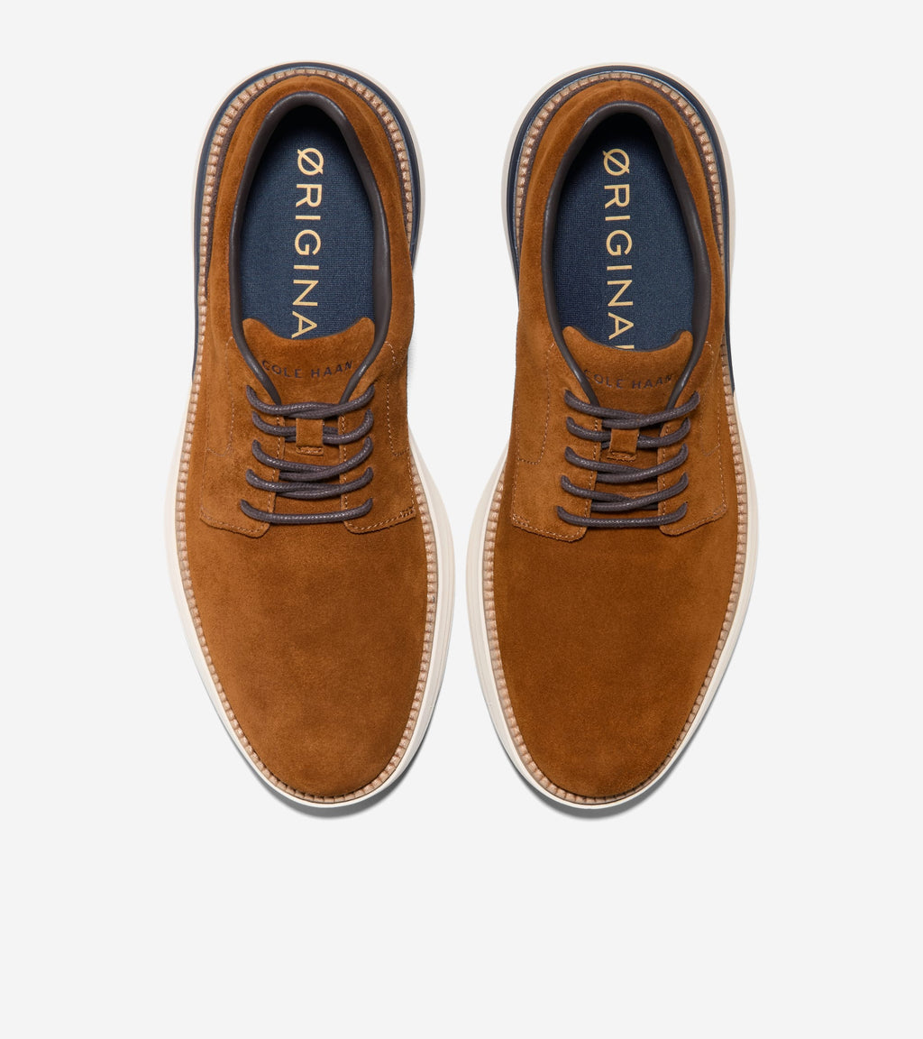 Men's ØriginalGrand Horizon Plain Toe Oxfords-Tobacco-Natural-Ivory