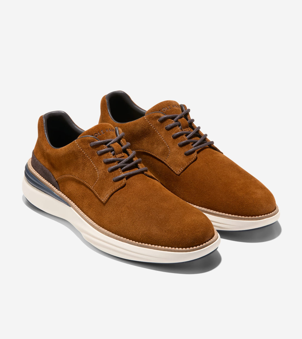 Men's ØriginalGrand Horizon Plain Toe Oxfords-Tobacco-Natural-Ivory