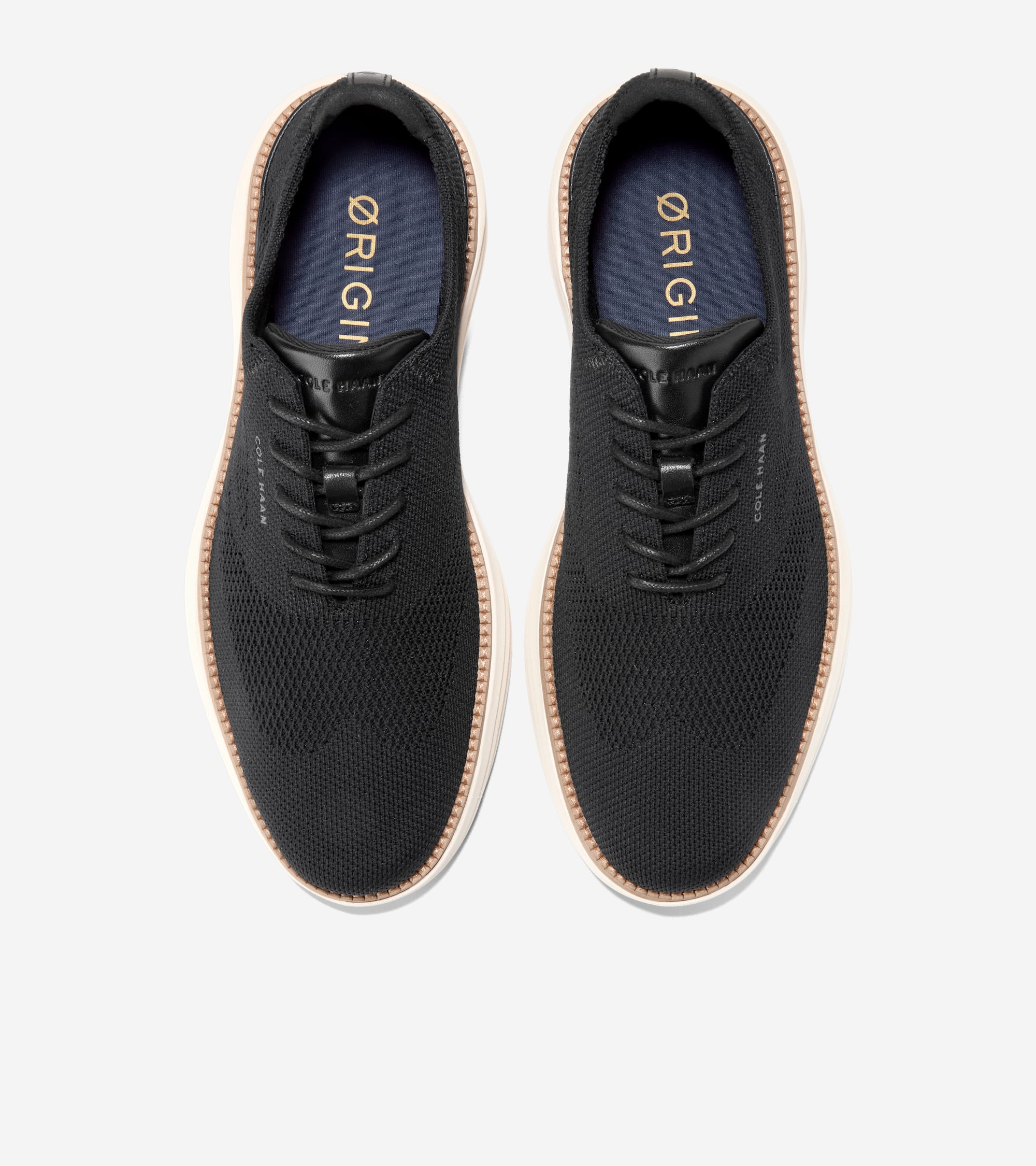 Men's ØriginalGrand Horizon Stitchlite™ Wingtip Oxfords in Black