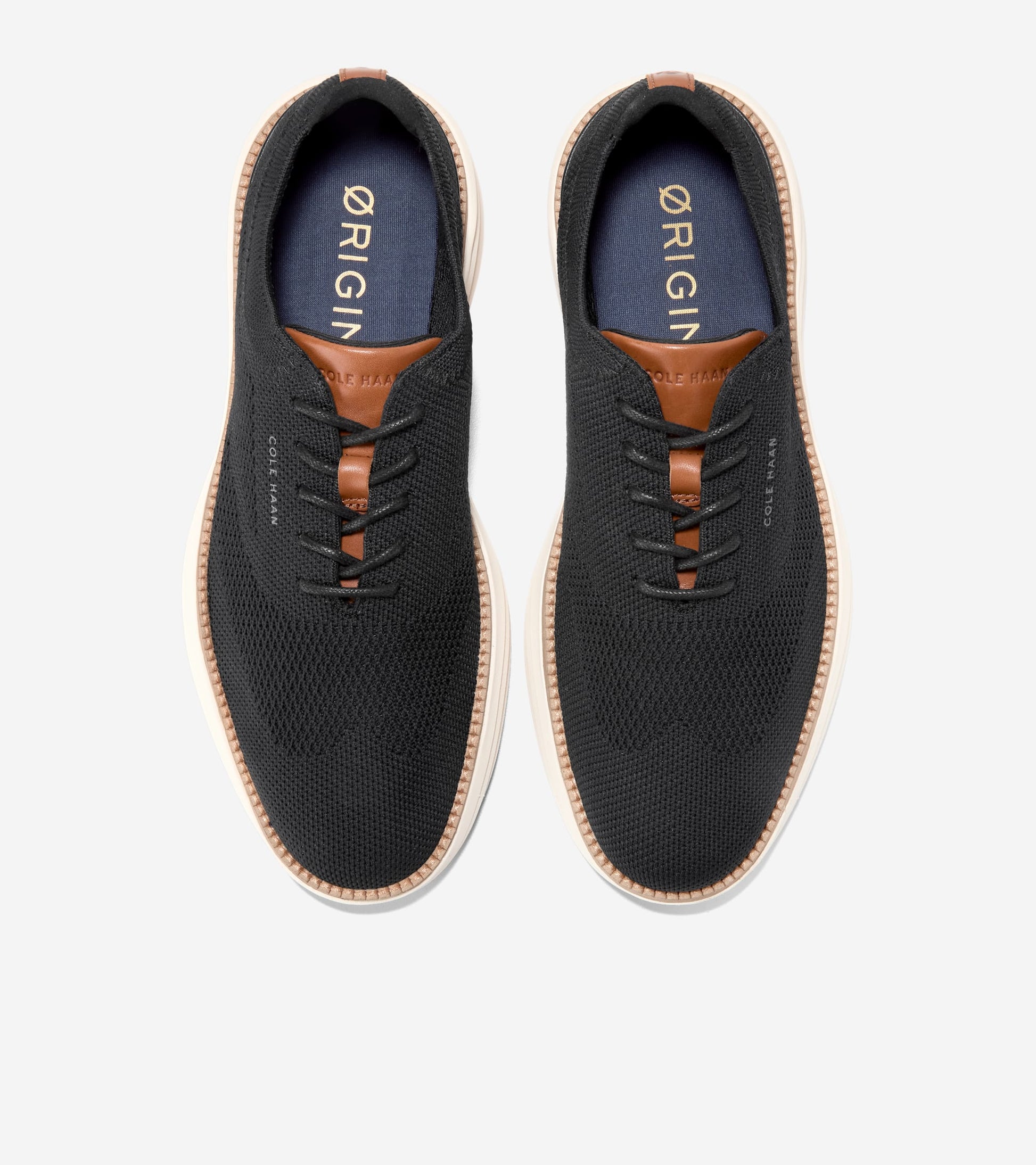 Men's ØriginalGrand Horizon Stitchlite™ Wingtip Oxfords-Black-British Tan-Ivory