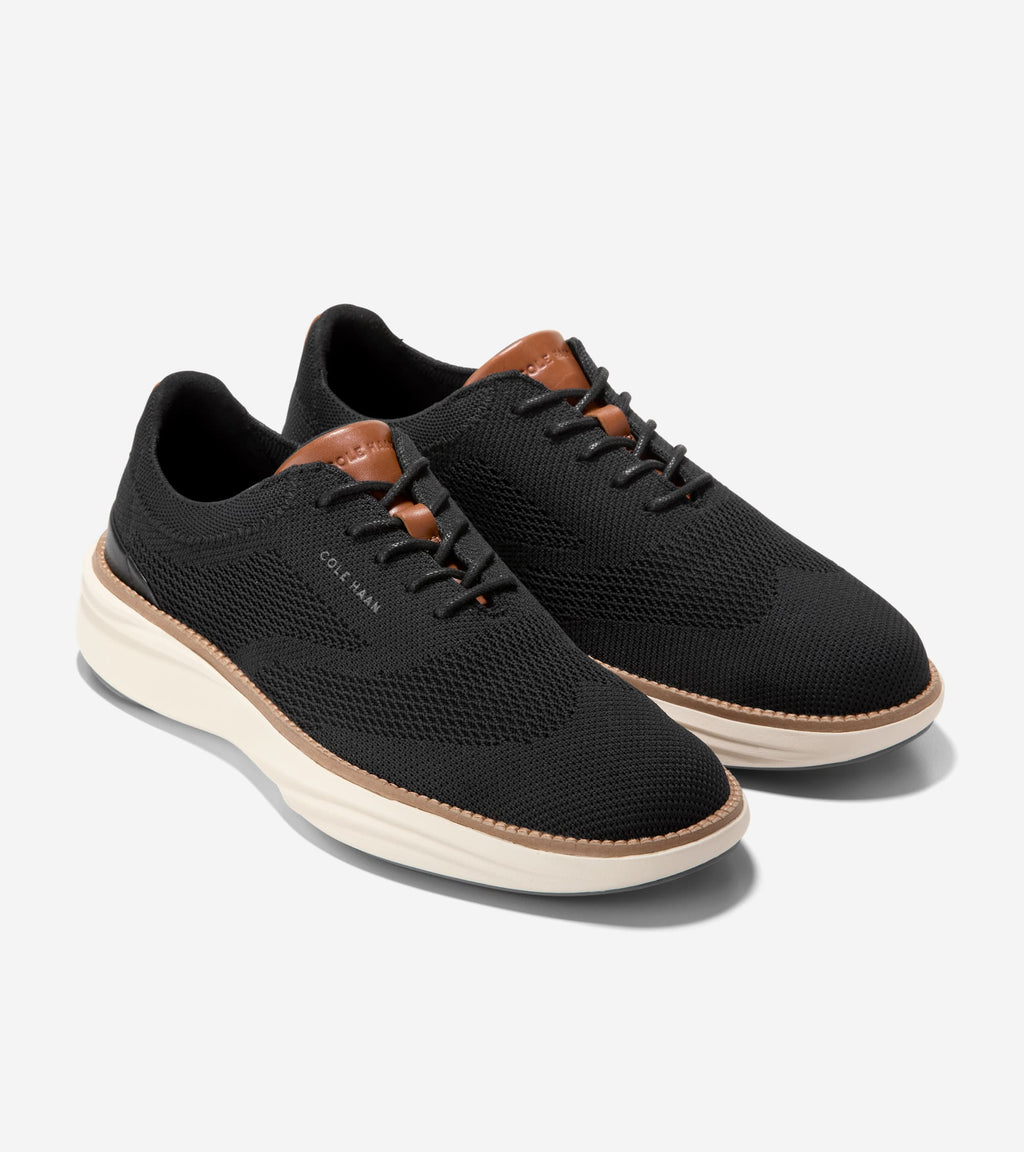Men's ØriginalGrand Horizon Stitchlite™ Wingtip Oxfords-Black-British Tan-Ivory