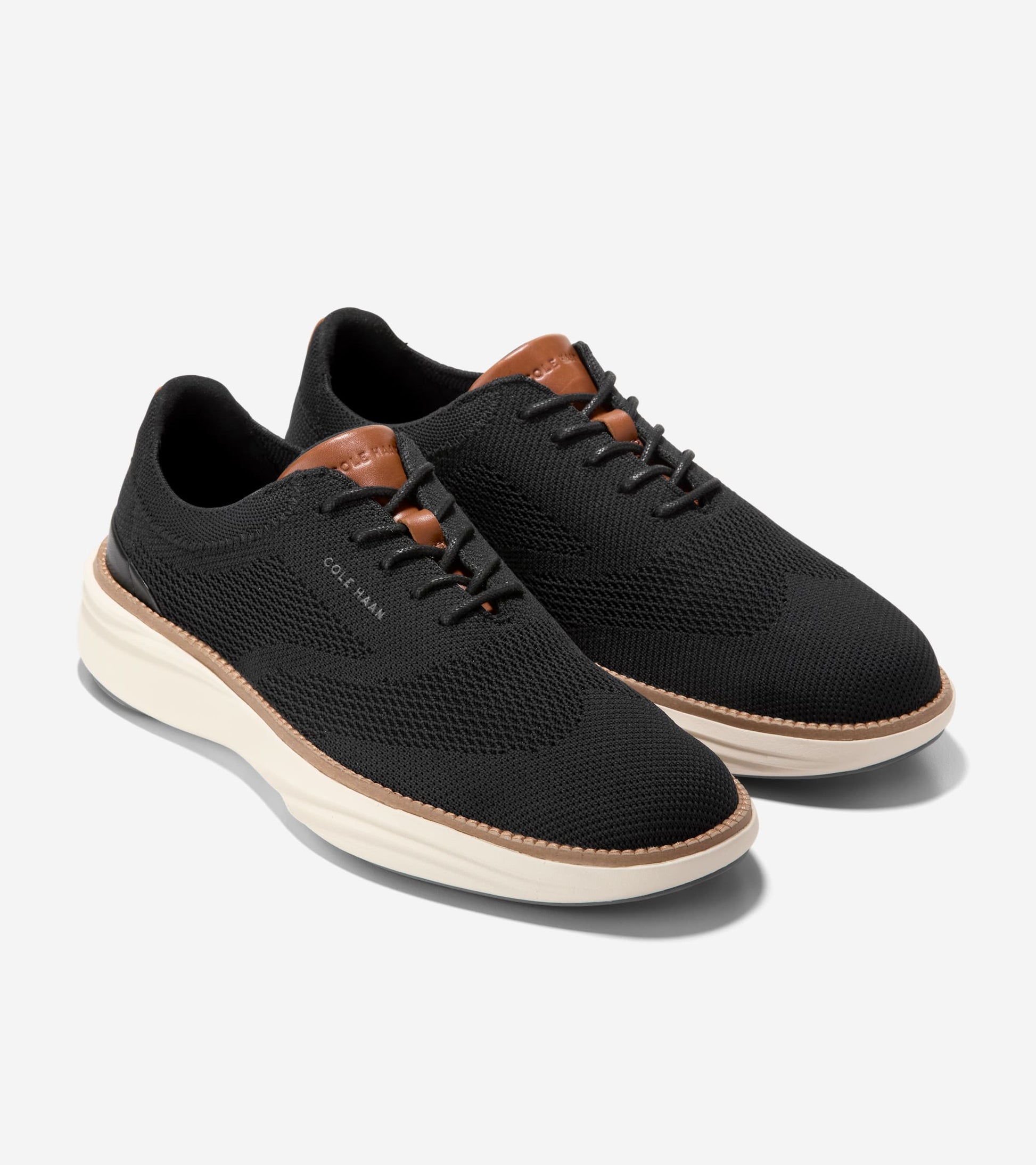 Men's ØriginalGrand Horizon Stitchlite™ Wingtip Oxfords-Black-British Tan-Ivory