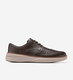 Men's ØriginalGrand Horizon Wingtip Oxfords-Dark Chocolate-Dark Natural
