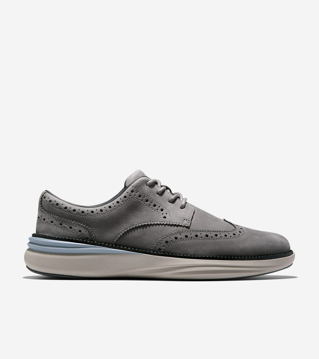 Men's ØriginalGrand Horizon Wingtip Oxfords-Castlerock-Black-Dove