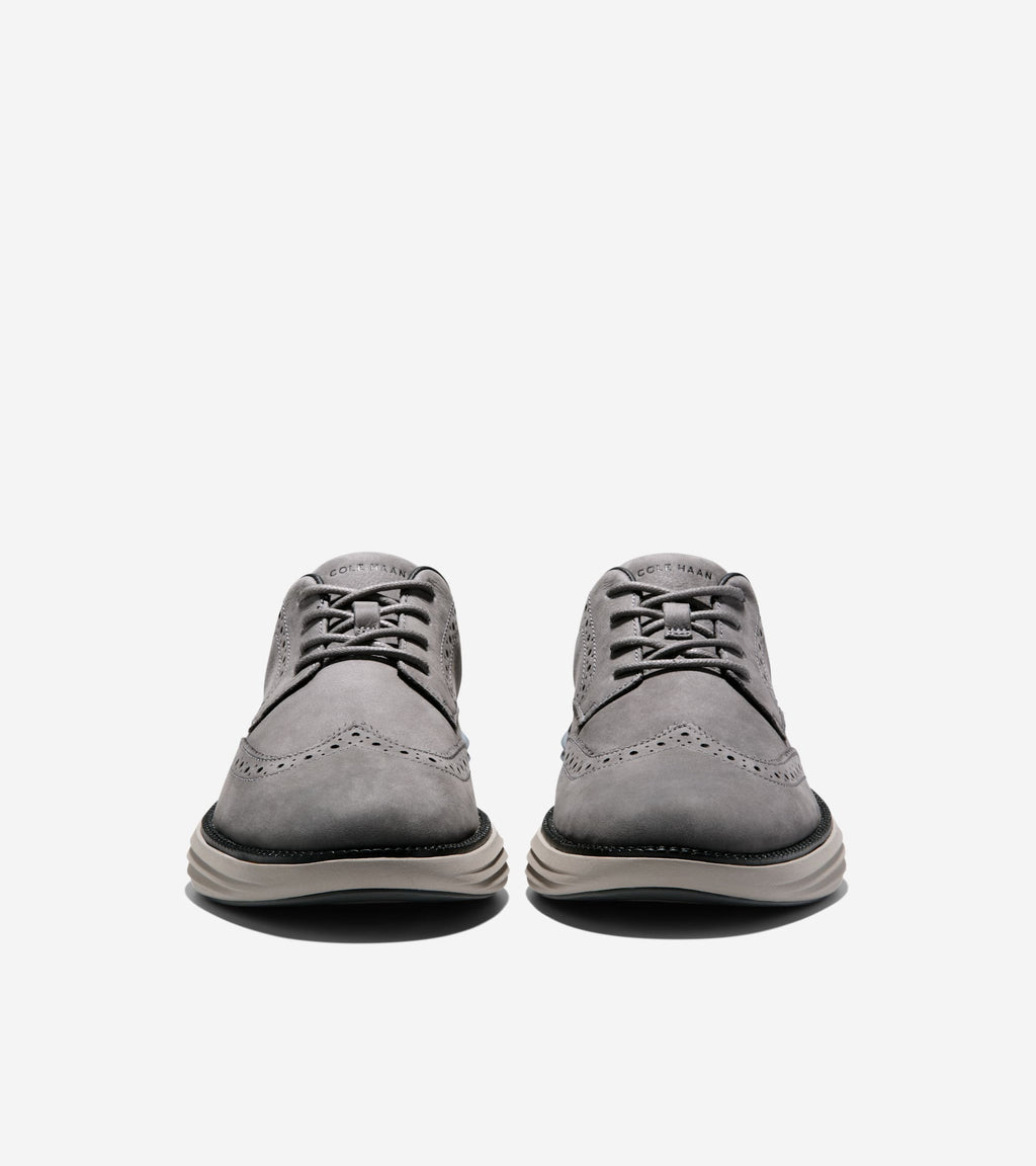 Men's ØriginalGrand Horizon Wingtip Oxfords-Castlerock-Black-Dove