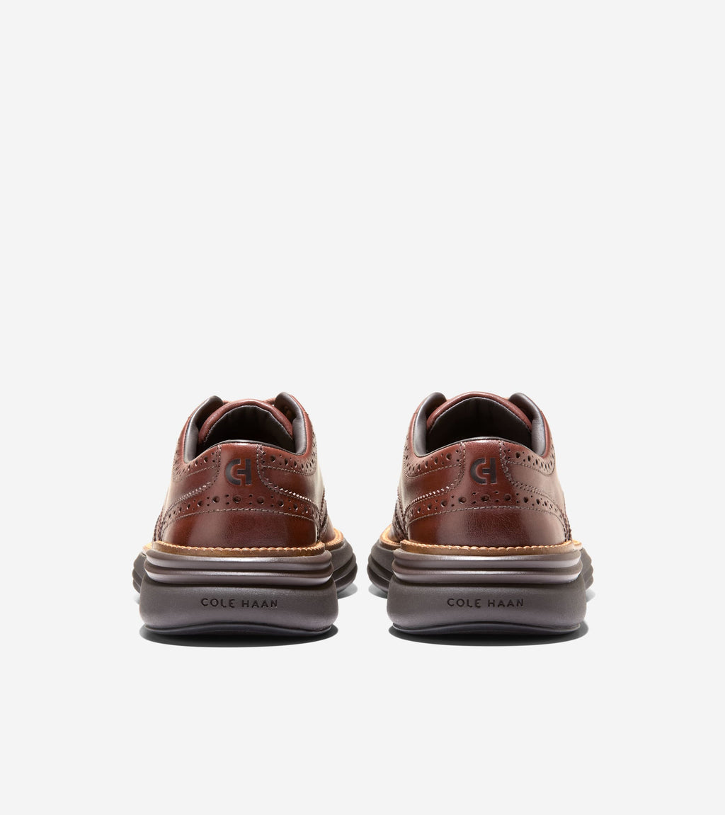Men's ØriginalGrand Horizon Wingtip Oxfords-Woodbury-Dark Natural-Java
