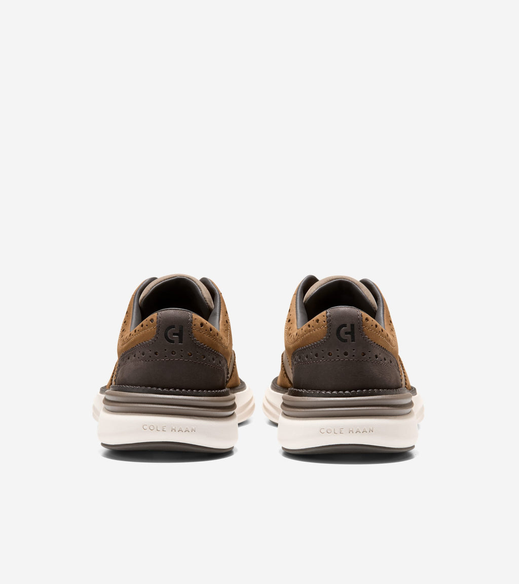 Men's ØriginalGrand Horizon Wingtip Oxfords-Spiced Brown-Dark Truffle