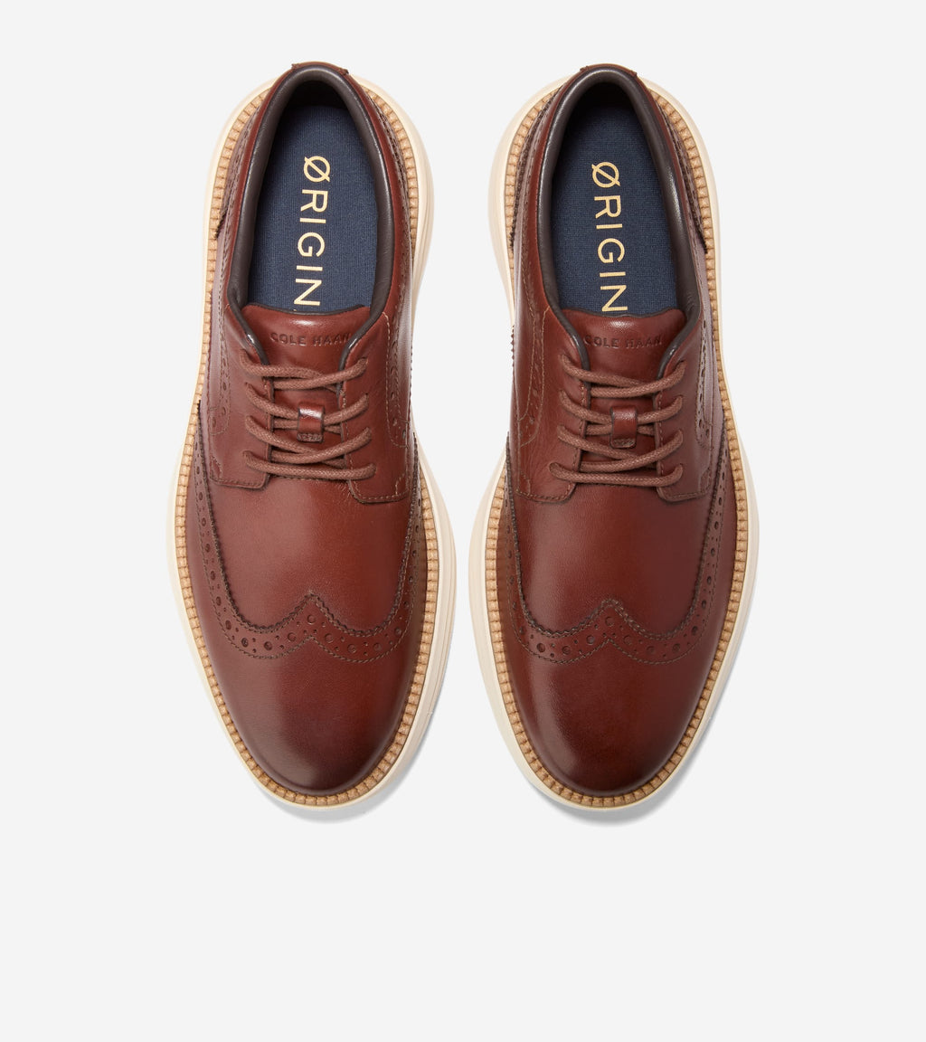 Men's ØriginalGrand Horizon Wingtip Oxfords-Woodbury-Natural-Ivory