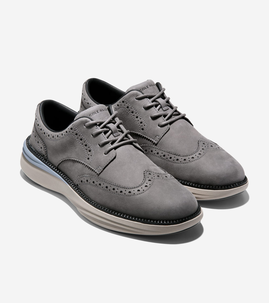 Men's ØriginalGrand Horizon Wingtip Oxfords-Castlerock-Black-Dove