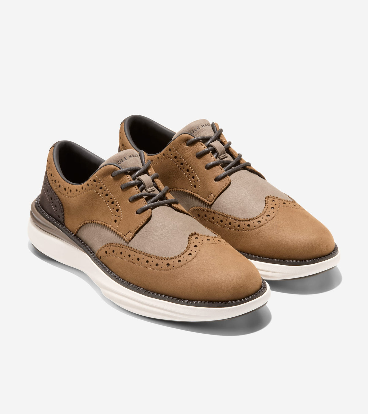 Men's ØriginalGrand Horizon Wingtip Oxfords-Spiced Brown-Dark Truffle