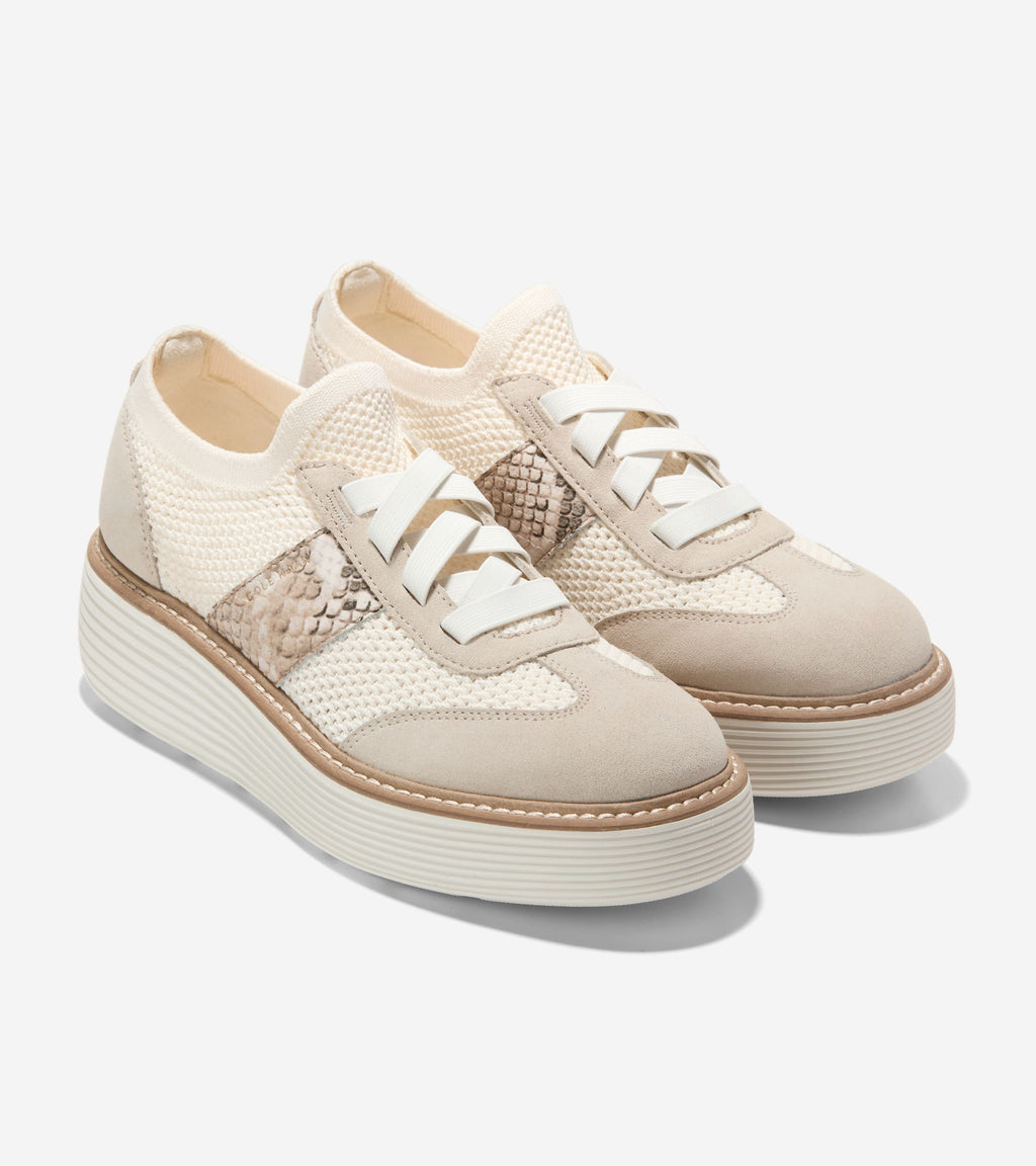 Women's ØriginalGrand Max Stitchlite™ Platform Sneakers-Sand Dollar-Mojave Snake Print