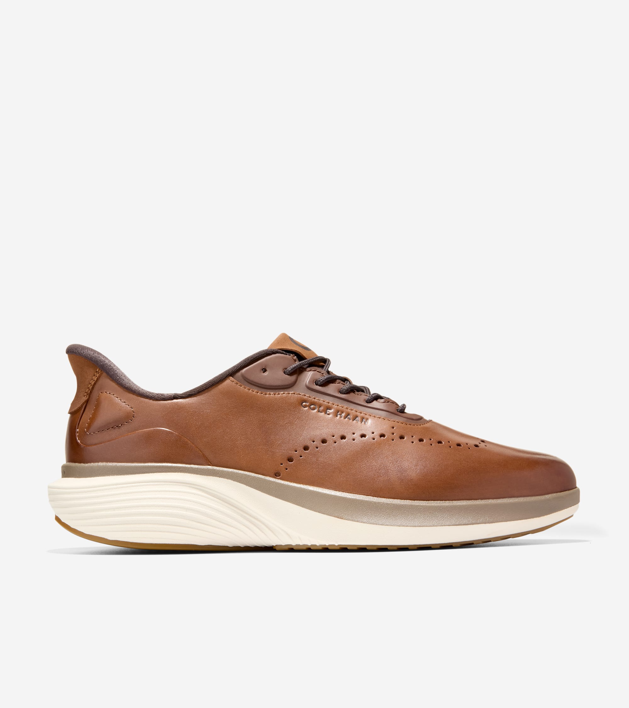 Men's ØriginalGrand Neoarc Quick-On Wingtip Oxfords in Brown