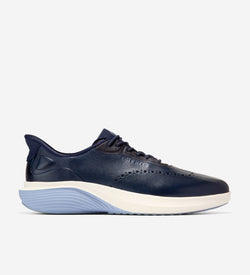 Men's ØriginalGrand Neoarc Quick-On Wingtip Oxfords-Navy Blazer-Blue Blizzard