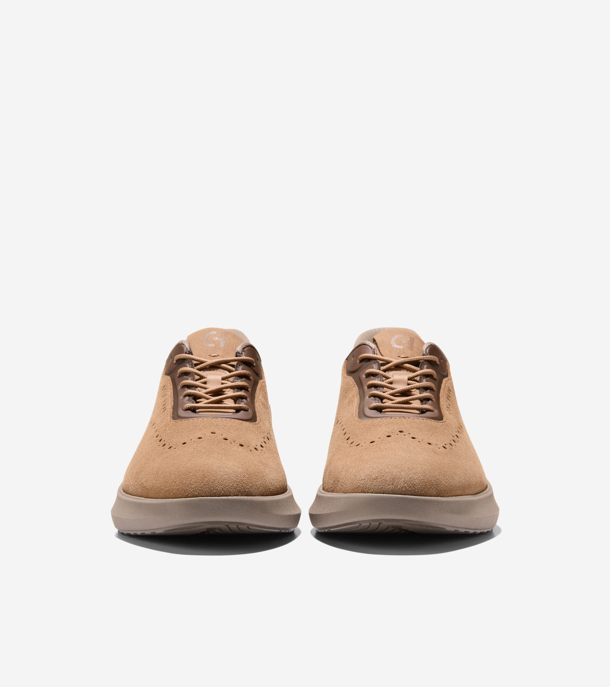 Men's ØriginalGrand Neoarc Quick-On Wingtip Oxfords-Toasted Coconut-Irish Coffee