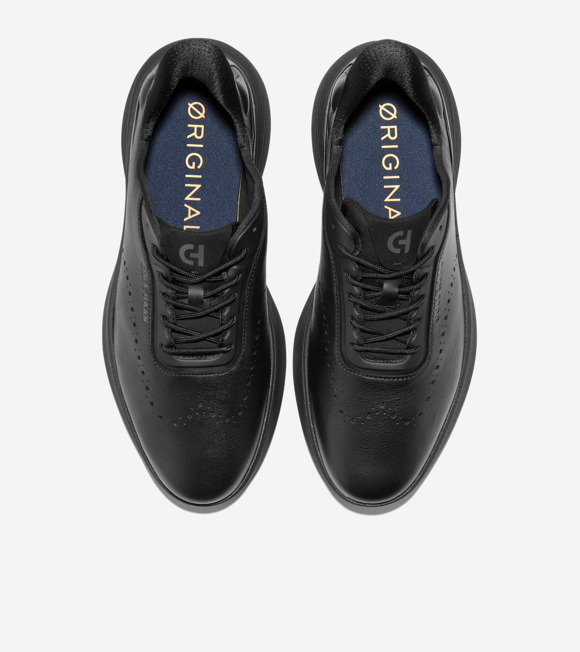 Men's ØriginalGrand Neoarc Quick-On Wingtip Oxfords in Black