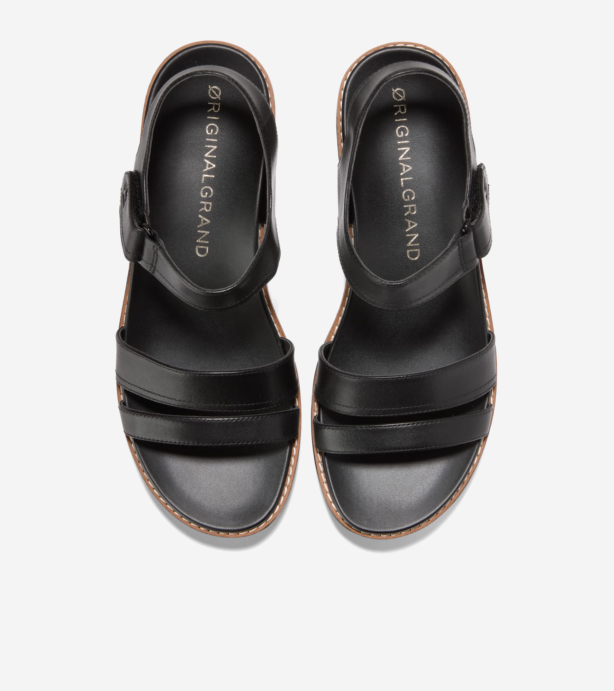 Women's ØriginalGrand Peyton Flatform Sandals in Black | Cole Haan