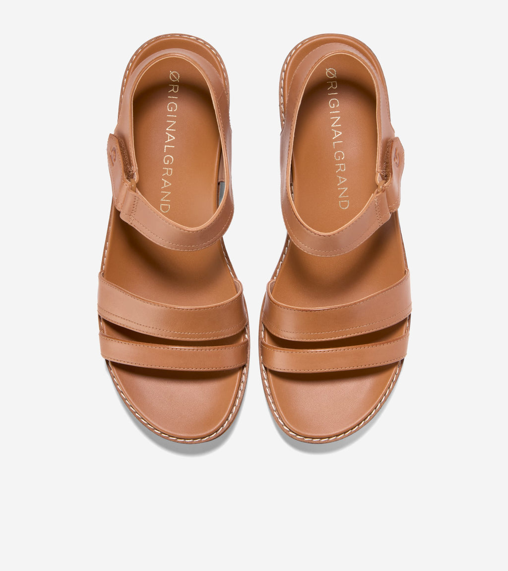 Women's ØriginalGrand Peyton Flatform Sandals-Pecan Brown