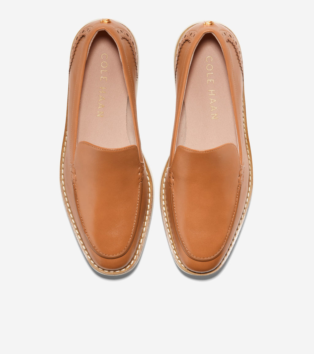 Women's ØriginalGrand Platform Venetian Loafers-Pecan-Ivory