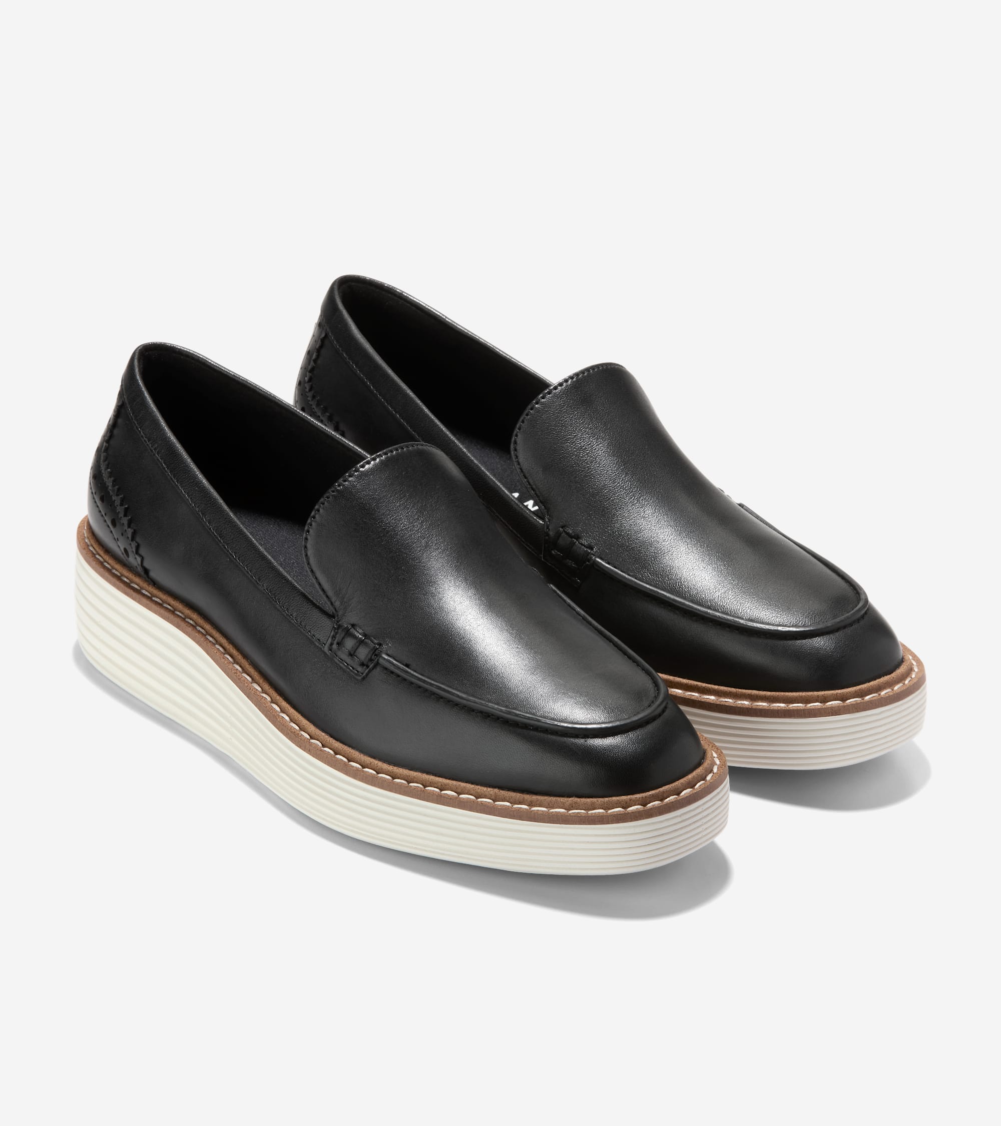 Women's ØriginalGrand Platform Venetian Loafers in Black | Cole Haan