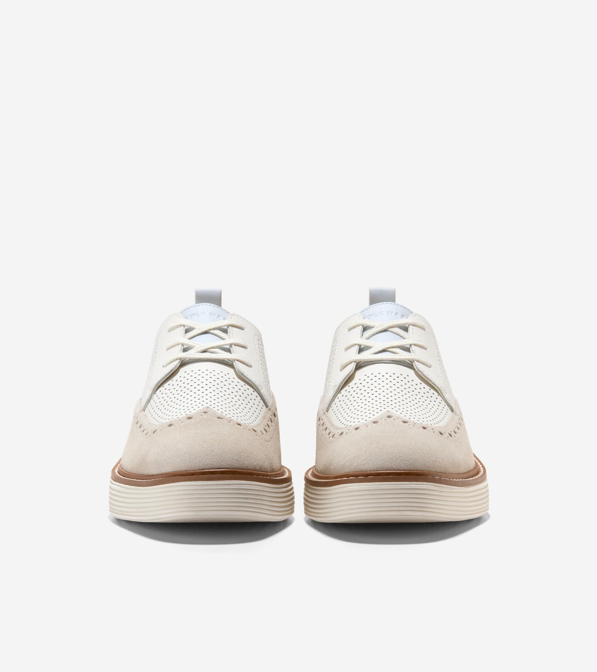 Cole Haan Women's Øriginal Grand Platform Wingtip Oxford Shoes - White