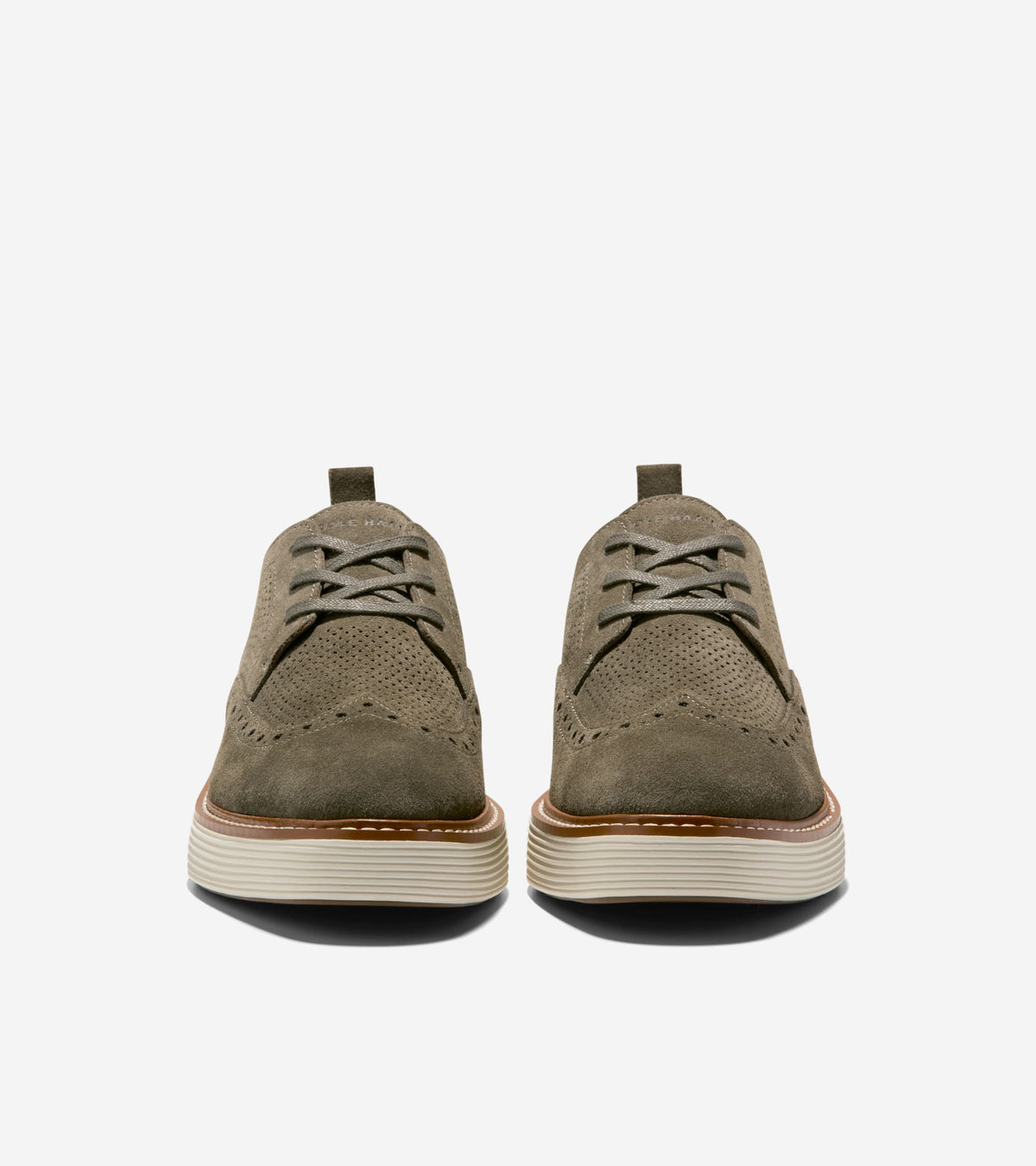 Women's ØriginalGrand Platform Wingtip Oxfords-Deep Olive