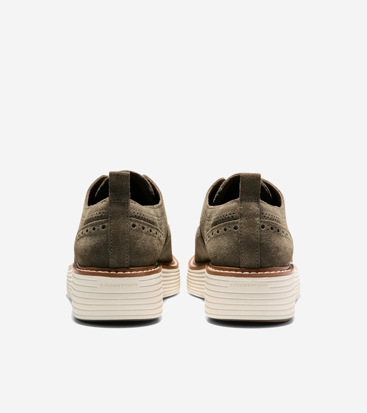 Women's ØriginalGrand Platform Wingtip Oxfords-Deep Olive