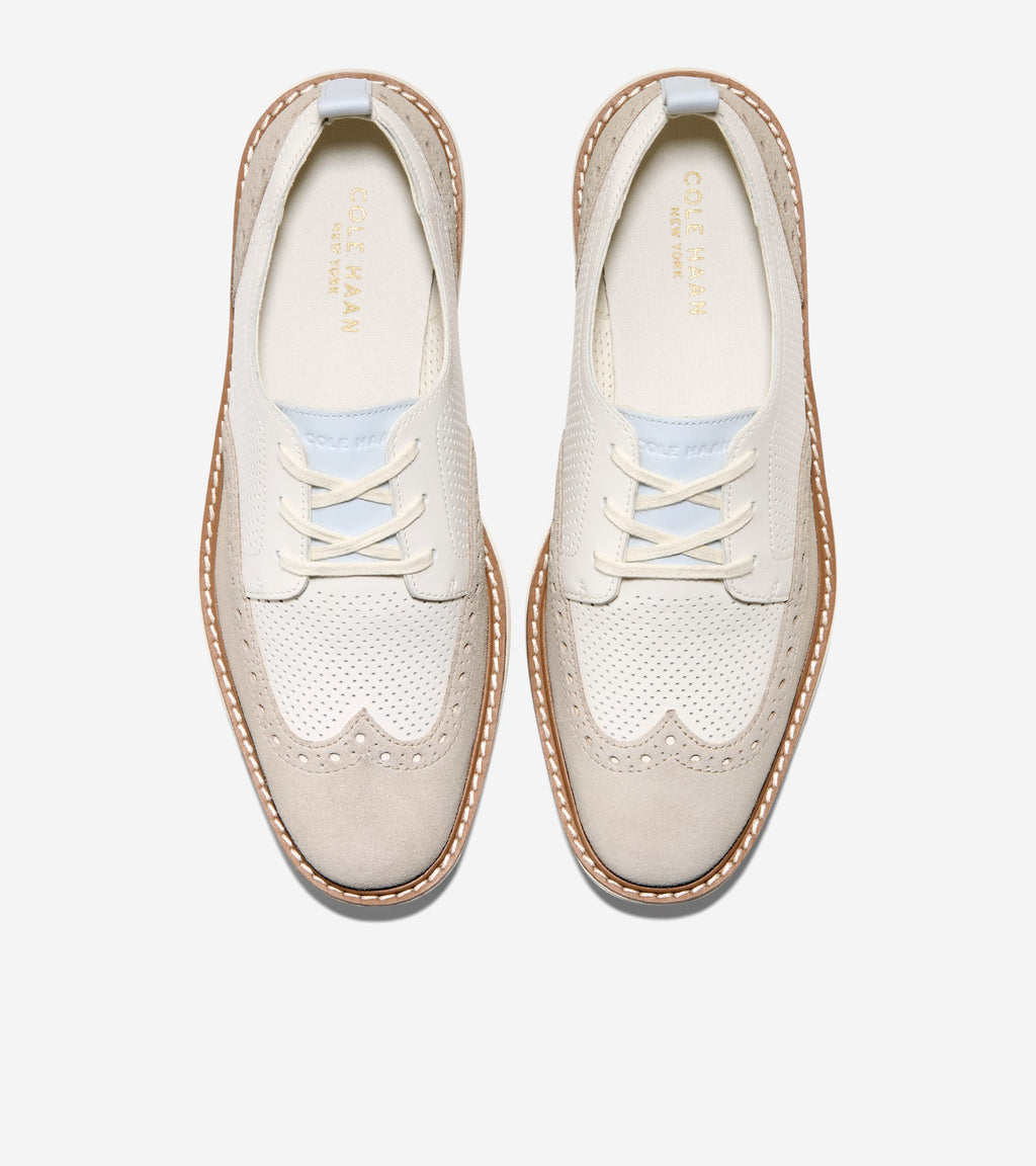 Women's ØriginalGrand Platform Wingtip Oxfords-Powder-Ballad Blue