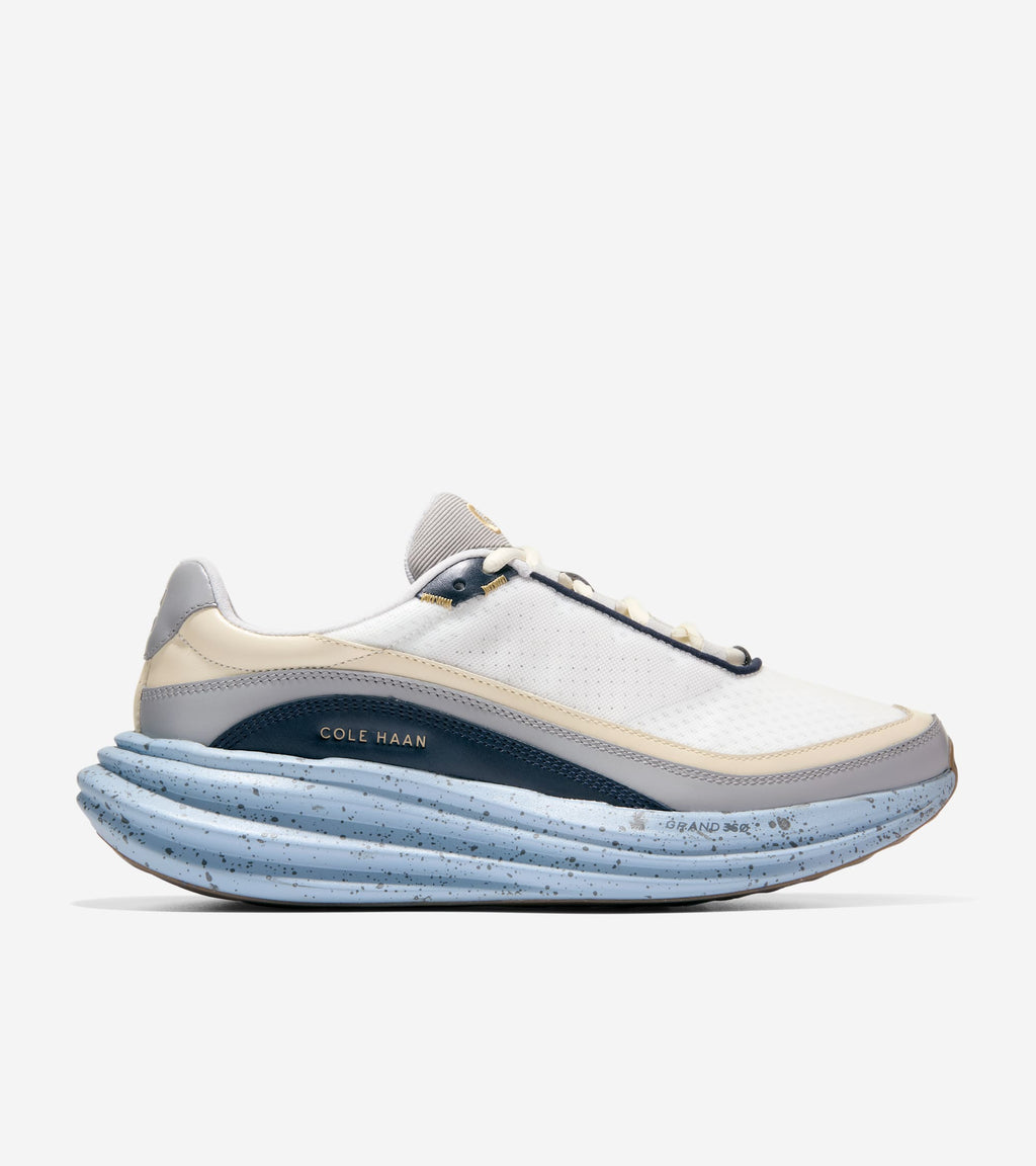Men's ØriginalGrand Quadstar 2.0 Running Sneakers-White-Ultimate Gray-Blue Fog