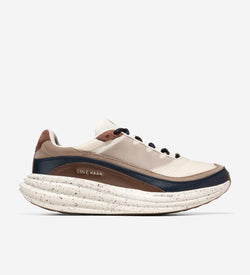 Men's ØriginalGrand Quadstar 2.0 Running Sneakers-Ivory-Navy Blazer-Chestnut