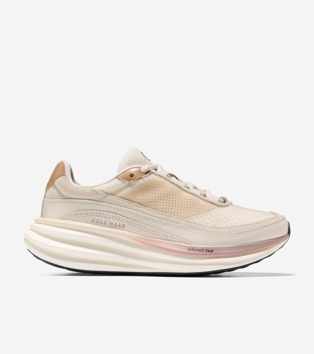 Women's ØriginalGrand Quadstar 2.0 Running Shoes-Ivory-Tuscan Sand