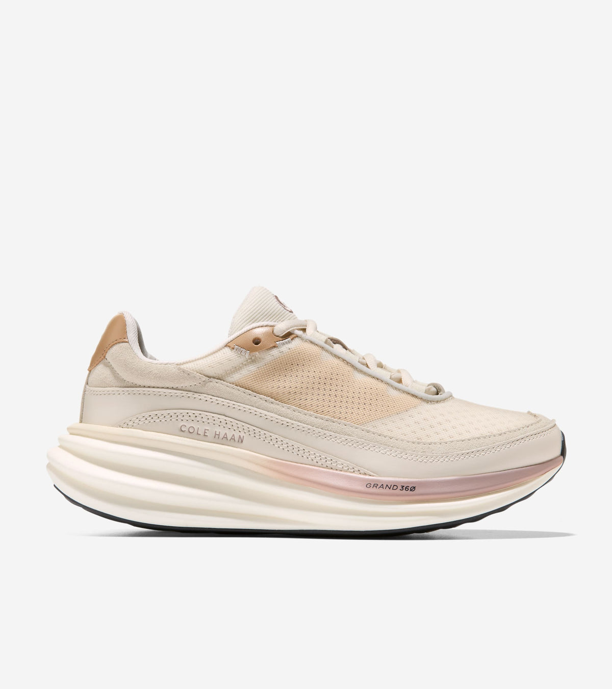 Women's ØriginalGrand Quadstar 2.0 Running Shoes-Ivory-Tuscan Sand