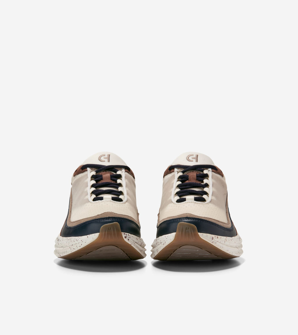 Men's ØriginalGrand Quadstar 2.0 Running Sneakers-Ivory-Navy Blazer-Chestnut